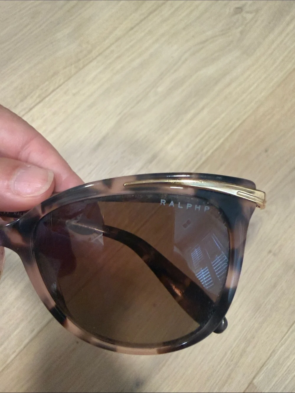 Polo by Ralph Lauren Tortoiseshell Cat-Eye Sunglasses with Brown Lenses